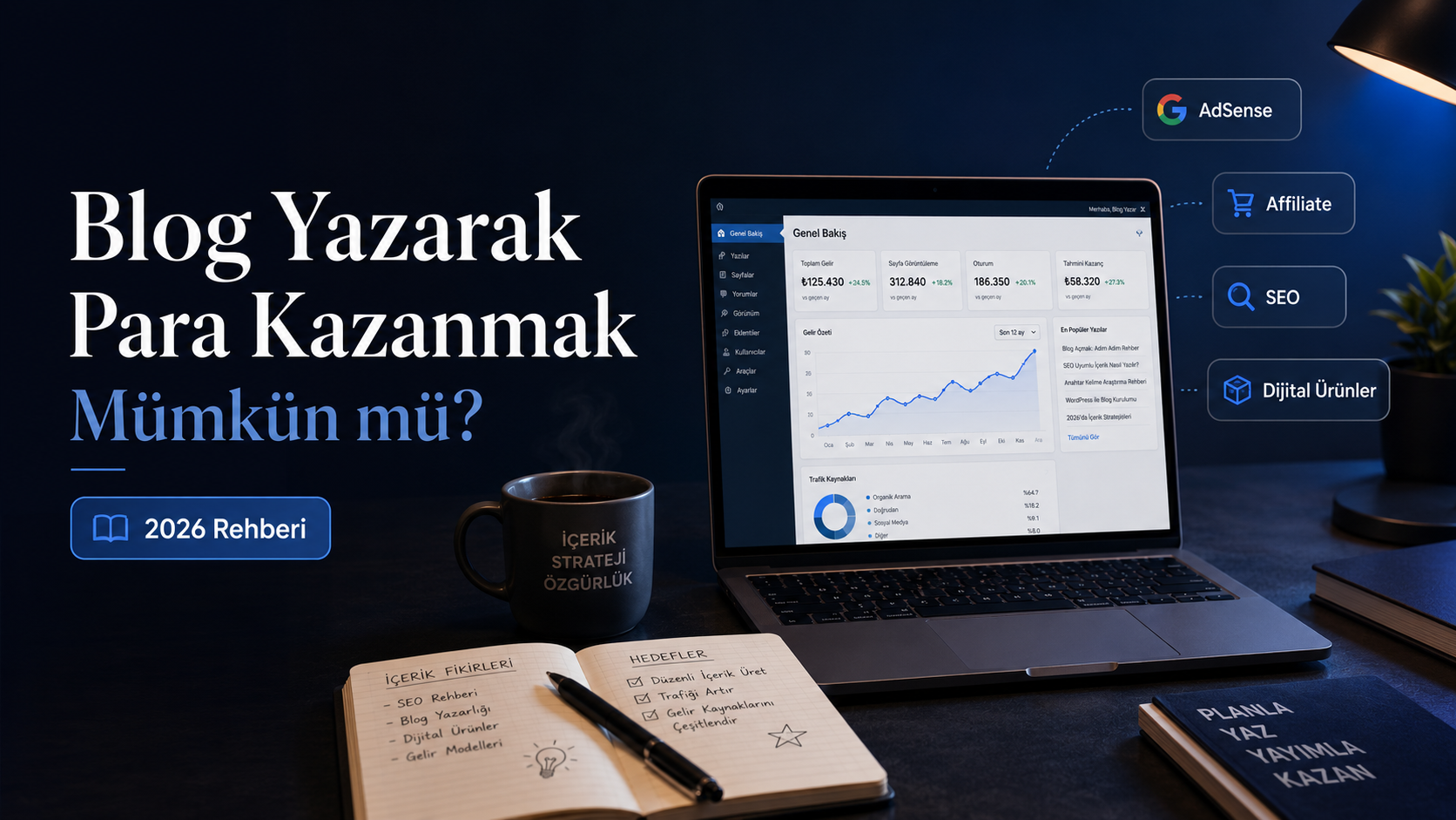 blog yazarak para kazanmak