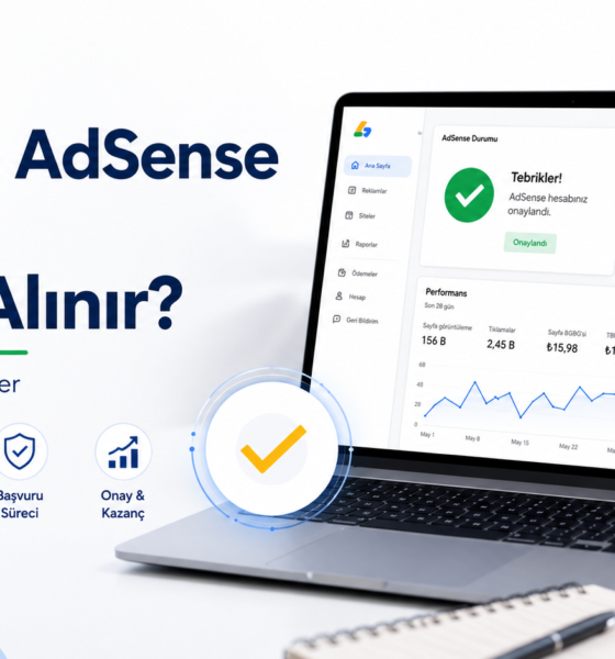 Google AdSense onayı nasıl alınır